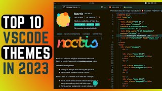 Programmers Guide  Top 10 Best VScode Themes for 2023 themes vscode code [upl. by Thissa]
