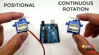 Positional vs Continuous Rotation Servo Motors [upl. by Eittel]