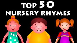 Top 50 Rhymes For Kids  Nursery Rhymes Collection For Children [upl. by Ajnot]