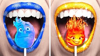 ❄️COLD VS HOT🔥 CHALLENGE COOL PARENTING HACKS AND FUNNY SITUATIONS BY 123 GO [upl. by Ytak]