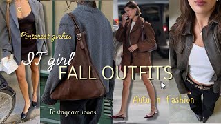 dressy outfit ideas for fall🍁👜Pinterest Inspired [upl. by Orlene774]