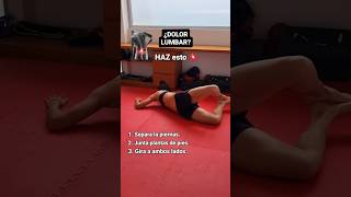 EJERCICIO para el DOLOR LUMBAR💥 [upl. by Mandi251]