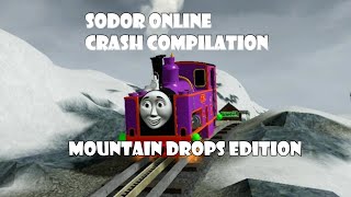 SODOR ONLINE CRASH COMPILATION  MOUNTAIN DROPS EDITION [upl. by Mechelle238]