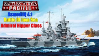 Battlestations Pacific Battle Of Java Sea Admiral Hipper BsmodHQ 41 [upl. by Athalie]