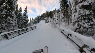 Musala Pathway at sunset Borovets [upl. by Drwde]