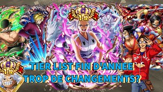 OPTC  TIER LIST FIN DANNEE LES PLUS GROS CHANGEMENTS EVER [upl. by Olvan]