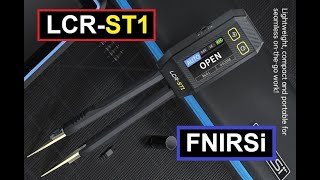 TA0424 FNIRSI LCR ST1LCR Bridge Tweezers  Hands On  Firmware Update [upl. by Ahtennek]