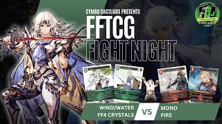 Final Fantasy TCG  Opus 20 WindWater FF4 Crystals vs Mono Fire  Cymru Cactuars [upl. by Osher373]