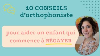 BÉGAIEMENT  comment aider un enfant qui bégaie [upl. by Atnes]