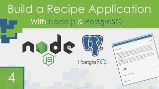 Recipe App Using Nodejs amp PostgreSQL  Part 4 [upl. by Asabi]