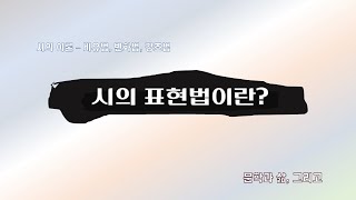 시의 표현법이란 비유 변화 강조 상징 수사법 문학과 삶 그리고 [upl. by Breanne619]