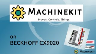 Machinekit  EtherCAT on Beckhoff CX9020  siggen HAL component test [upl. by Rivy]