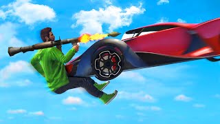 EXTREME 300MPH CARS vs RPGs GTA 5 Funny Moments [upl. by Lupiv]