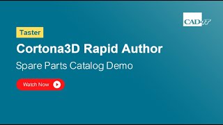 Cortona 3D Rapid Author  Illustrated Spare Parts Catalog [upl. by Bently]