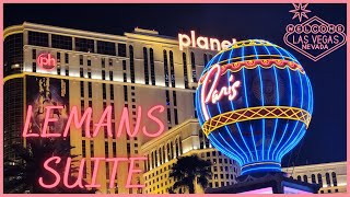 Paris Hotel Las Vegas  Lemans Suite Room Tour [upl. by Alisun282]