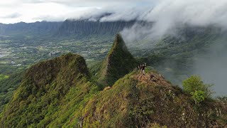 Mount Olomana Drone footage [upl. by Aitret429]