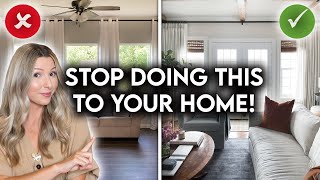 10 REASONS YOUR HOME LOOKS CHEAP  INTERIOR DESIGN MISTAKES [upl. by Trout]