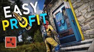 Setting up the MOST PROFITABLE SHOP for EASY PROFIT  Rust Solo Survival 2 [upl. by Ellehsram]