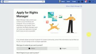 How to Apply Rights Manager in Facebook [upl. by Salzhauer]