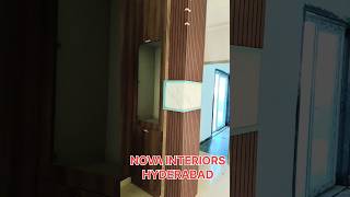 INTERIOR DESIGNS interiordesign woodworking NOVA INTERIORS HYDERABAD CONTACT No 9494152612 [upl. by Hartill]