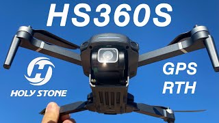 Holystone HS360S Foldable Brushless Motor 249g GPS Drone [upl. by Marigold]