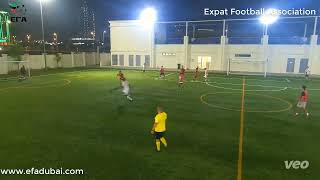 Rebels V Tikitaka  Wednesdays League One  EFA Dubai  Play Football in Dubai [upl. by Idnerb381]