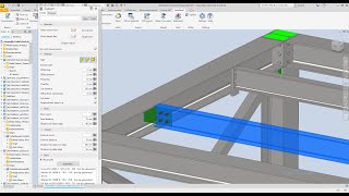 Typical Steel Design Connections in Autodesk Inventor With SolidSteel Parametric Exercise 39 [upl. by Lynad]