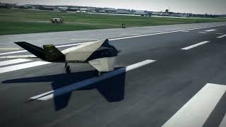 AWESOME F117 NIGHTHAWK TAKEOFF  SIMULATION [upl. by Aled]