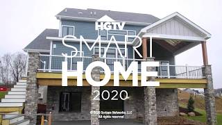 Exterior Time Lapse  HGTV Smart Home 2020  HGTV [upl. by Sascha]