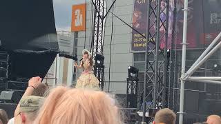 Luna Haruna  Overfly Sword Art Online ED 2 LIVE Pyrkon 2023 Poland [upl. by Shien756]