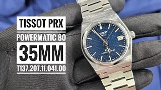 Tissot Prx Powermatic 80 35mm T1372071104100 [upl. by Karilla422]