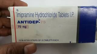 Antidep 75 MG Tablet Uses Dosage Side Effects Composition in hindi 1 [upl. by Trinee]