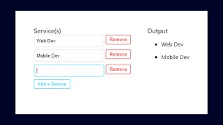 React AddRemove Input Fields Dynamically on button click [upl. by Sorel]