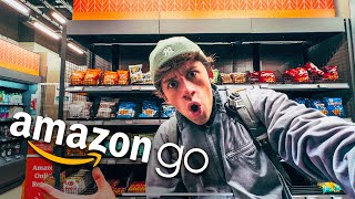 il SUPERMERCATO SENZA CASSE a NEW YORK  Amazon Go [upl. by Ennylcaj]