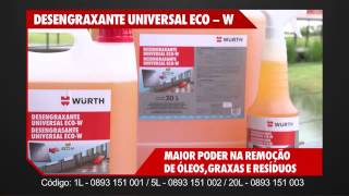 Wurth do Brasil  Desengraxante Universal EcoW [upl. by Adriano]