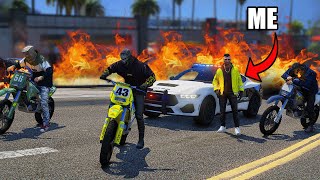 BEST Cop Getting Attacked By Molotovs in GTA 5 RP [upl. by Mauro229]