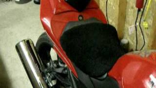 2008 Ninja 250 airbox mod w rejet [upl. by Aikem]