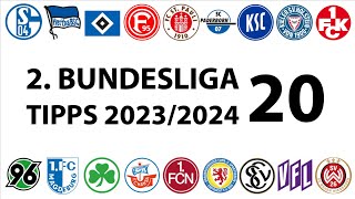 Bundesligatipps 2Liga  20Spieltag  Saison 20232024 [upl. by Mulac]