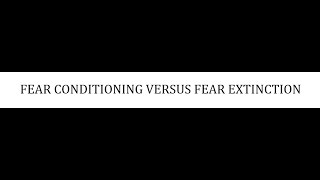 STAHLS  CH 9  PART 8  FEAR CONDITIONING VERSUS FEAR EXTINCTION  psychiatrypsychopharmacology [upl. by Nolrak]