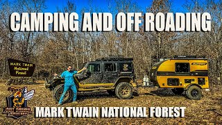 Camping and Off Roading in Mark Twain National Forest Sunray 109 Sport [upl. by Manson]