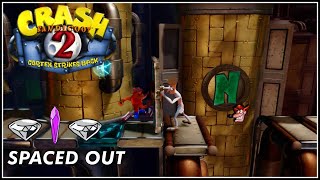 Crash Bandicoot 2  Spaced Out  Todas as Caixas  Gema  Gema Bônus [upl. by Chasse]