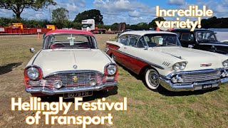 Amazing show Hellingly Festival of Transport Jensen Interceptor Lancia Ardea VAN and more [upl. by Henn]