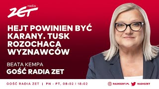 Beata Kempa Hejt powinien być karany Tusk rozochaca wyznawców [upl. by Hgielyk491]