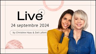 Direct dastrologie ✨ du 24 septembre 2024 avec Christine Haas amp Zoé Lafont [upl. by Ikkela38]