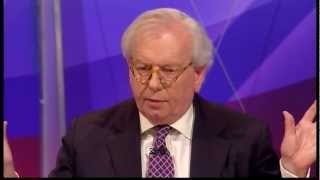 David Starkey says quotPeople dont like being freedquot on Question Time 1312 [upl. by Aidnama]