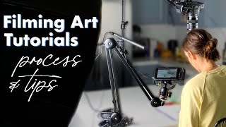 How I produce YouTube art tutorials equipment filming and editing process and tips [upl. by Guevara]