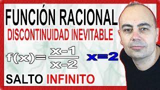 💥FUNCIÓN RACIONAL DISCONTINUIDAD INEVITABLE 1ª especie o salto 💥 Discontinuidad Función Racional 11 [upl. by Fernanda]