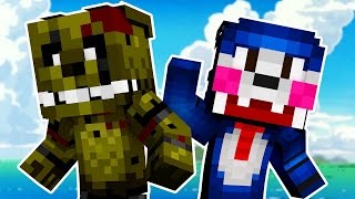 FNAF World  Night 4 Minecraft Roleplay [upl. by Chally542]