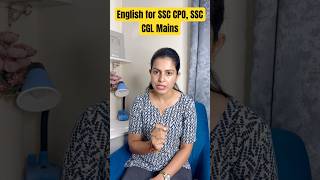 English for SSC CPO SSC CGL 2024 Mains  English me kaise improve kre ssc cgl cpo shorts [upl. by Htederem]