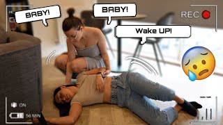 PASS OUT PRANK ON MY WIFE Cutest reaction  LGBTQ Couple [upl. by Loralie829]